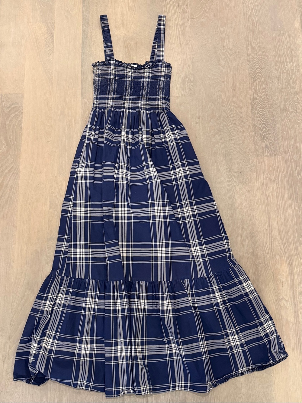 Hill House Home Plaid Anjuli Nap Dress, L, EUC